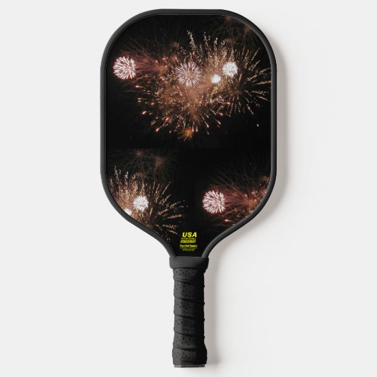 "Vuurwerk" Pickleball Paddle (Voorkant)
