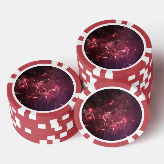 Vuurwerk Poker Chips (Opstapeling)