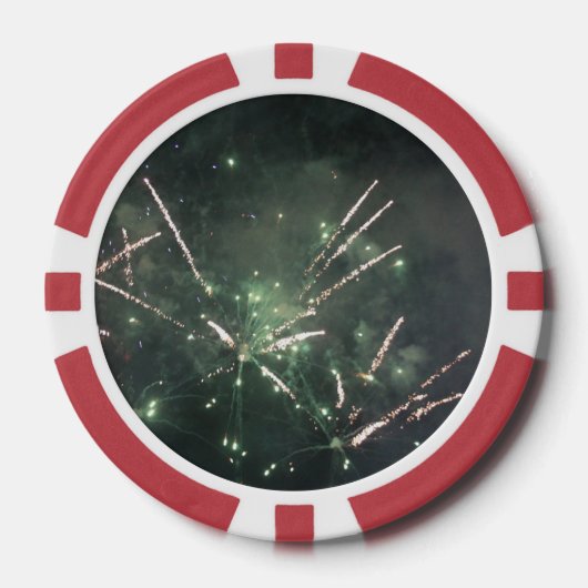Vuurwerk Poker Chips (Voorkant)