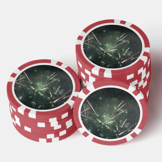 Vuurwerk Poker Chips (Opstapeling)