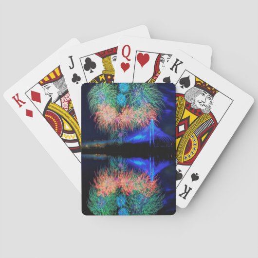 Vuurwerk Pokerkaarten (Achterkant)