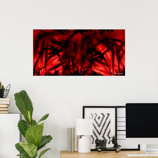 Vuurwerk Poster (Thuiskantoor)