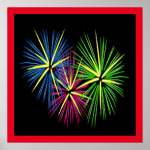 VUURWERK POSTER
