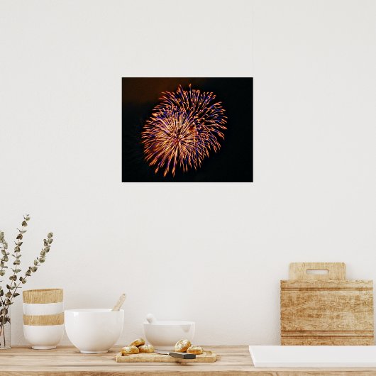Vuurwerk Poster (Keuken)
