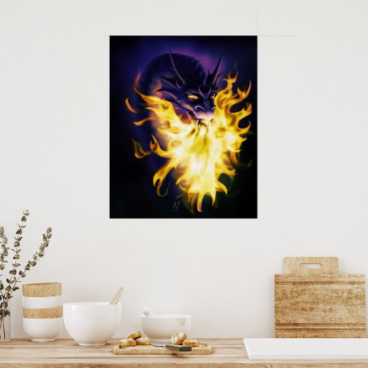 Vuurwerk Poster (Keuken)