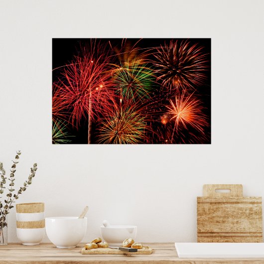 Vuurwerk Poster (Keuken)