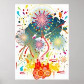 Vuurwerk Poster (Voorkant)