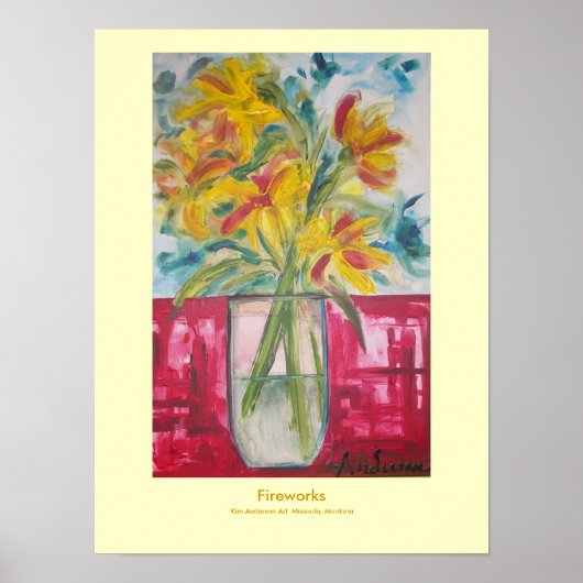 Vuurwerk Poster (Voorkant)