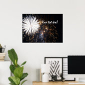 Vuurwerk Poster (Thuiskantoor)