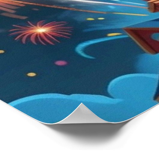 Vuurwerk Poster (Hoek)