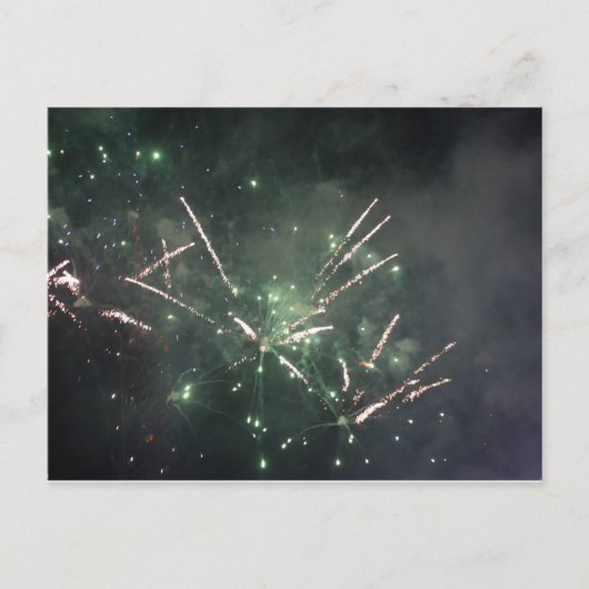 Vuurwerk Postkaart (Voorkant)