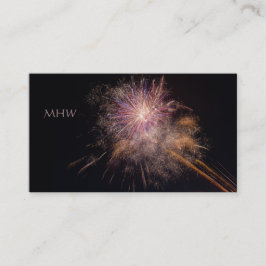 Vuurwerk/pyrotechnische visitekaartjes
