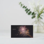 Vuurwerk/pyrotechnische visitekaartjes (Staand voorkant)