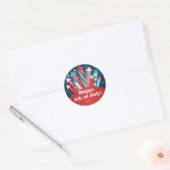 Vuurwerk raketten op 4 juli Stickers (Envelop)
