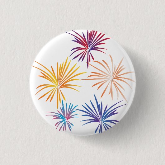 Vuurwerk Ronde Button 3,2 Cm (Voorkant)