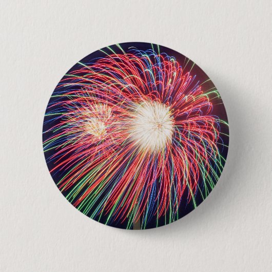 Vuurwerk Ronde Button 5,7 Cm (Voorkant)