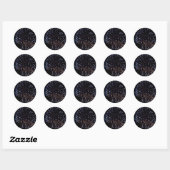 Vuurwerk Ronde Sticker (Vel)
