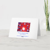 Vuurwerk Rood Wit Blauw '4th July' kaart voortekst (Achterkant)