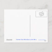 Vuurwerk Rood Wit Blauw 'Gelukkig Nieuwjaar' brief Feestdagenkaart (Achterkant)