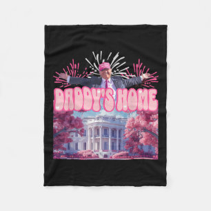 Vuurwerk Roze - Daddy's Home Trump 2024 Fleece Deken