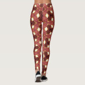 Vuurwerk Roze Geruite Leggings (Achterkant)