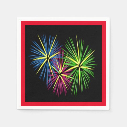 VUURWERK SERVETTEN (Voorkant)
