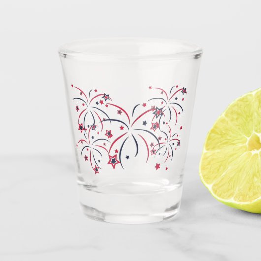 Vuurwerk Shot Glas (Voorkant)