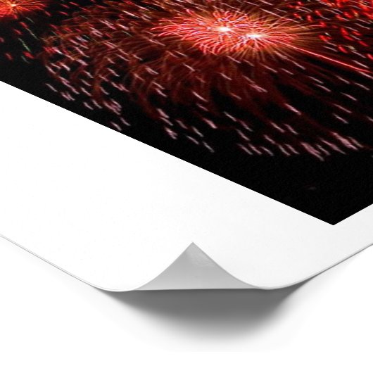 Vuurwerk Show Poster (Hoek)