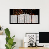 Vuurwerk Speciale Dagen om te Herdenken Kalender Poster (Thuiskantoor)