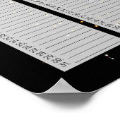 Vuurwerk Speciale Dagen om te Herinneren Kalender Poster (Hoek)