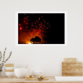 Vuurwerk spectaculair van Epcot Poster (Keuken)