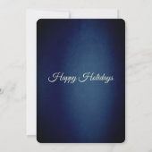 Vuurwerk sprankelende zakelijke kerstfeest kaart (Achterkant)