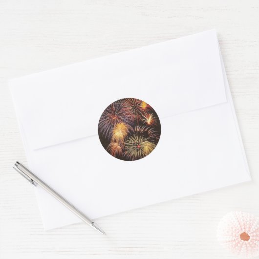 Vuurwerk - Sticker (Envelop)