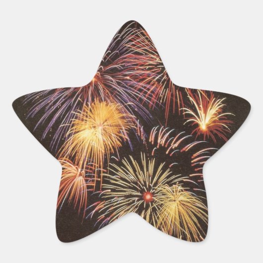 Vuurwerk - Sticker (Voorkant)