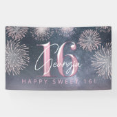 Vuurwerk Sweet 16 Midnight Blush ID984 Spandoek (Horizontaal)