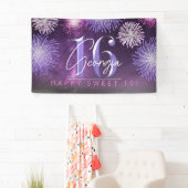 Vuurwerk Sweet 16 Paars ID984 Spandoek (Insitu)