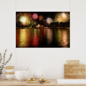 Vuurwerk : Sydney Harbour, Australië Poster (Keuken)