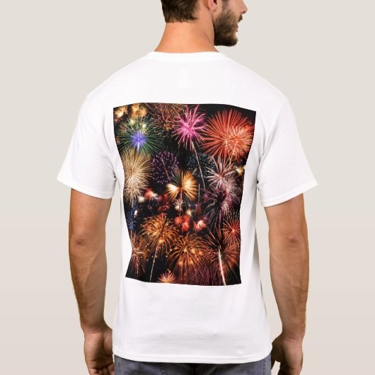 Vuurwerk T-shirt (Achterkant)