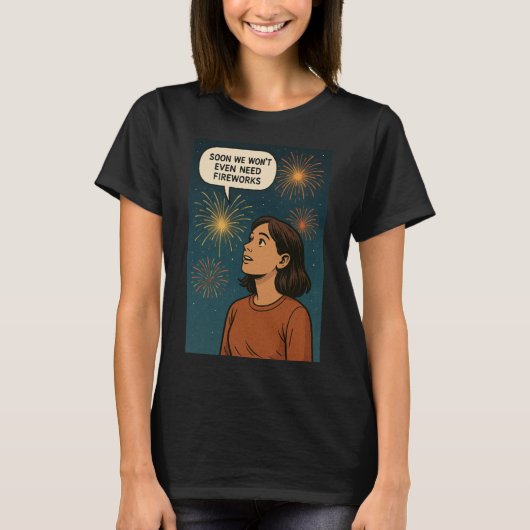 Vuurwerk T-shirt (Voorkant)