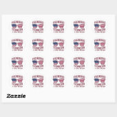 Vuurwerk Technicus 4 Juli Grappig Nederland Ronde Sticker (Vel)