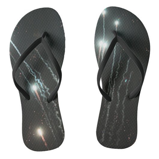 Vuurwerk Teenslippers (Voetbed)