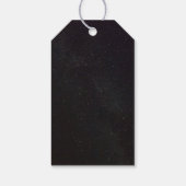 Vuurwerk thema zwart goud bruiloft dank u Labels Cadeaulabel (Achterkant)