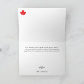 Vuurwerk Toronto CN Tower Happy Canada Day Kaart (Binnen)