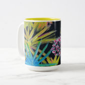 Vuurwerk Tweekleurige Koffiemok (Voorkant links)