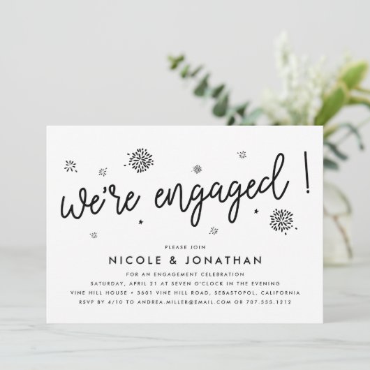 Vuurwerk | Uitnodiging van de indienende partij (Staand voorkant)