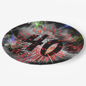 Vuurwerk van 40e verjaardag in Bord van wolkenpapi (Gekanteld)