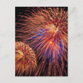 Vuurwerk van 4 juli briefkaart (Voorkant)