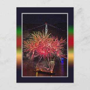 Vuurwerk van 4 juli briefkaart