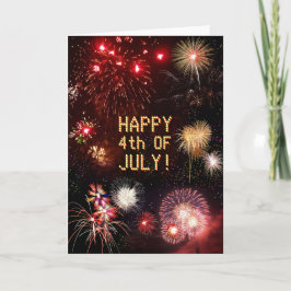 Vuurwerk van 4 juli kaart