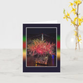 Vuurwerk van 4 juli kaart (Gele Bloem)